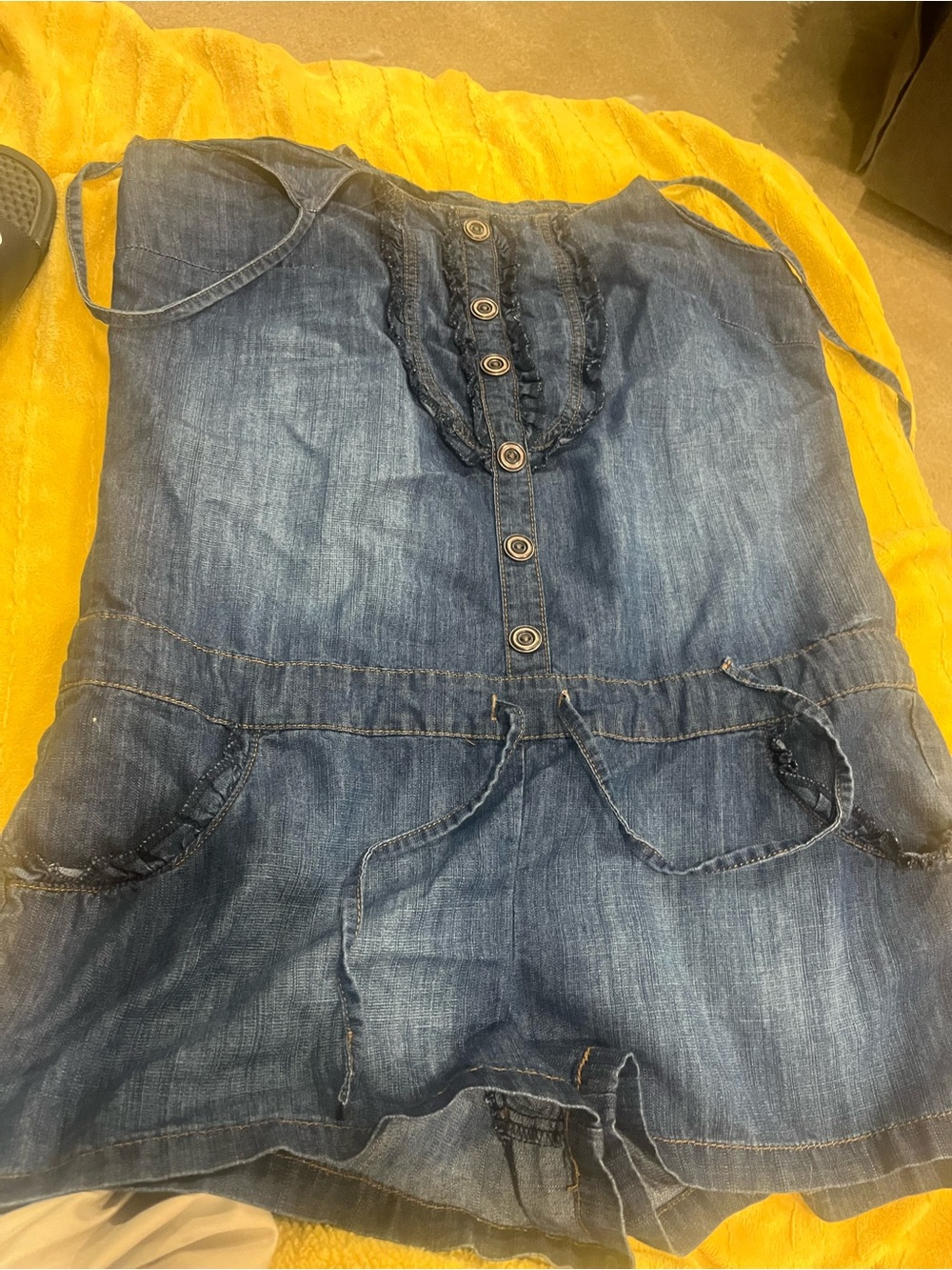 Decree Denim Blue Button-Front Women’s Skirt